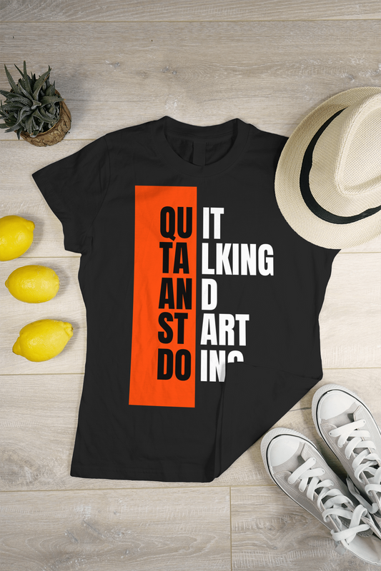 Start Doing-Round Neck, Half Sleeve Tee